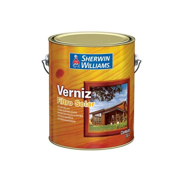 VERNIZ FILTRO SOLAR ACETINADO SHERWIN WILLIAMS 3,6L