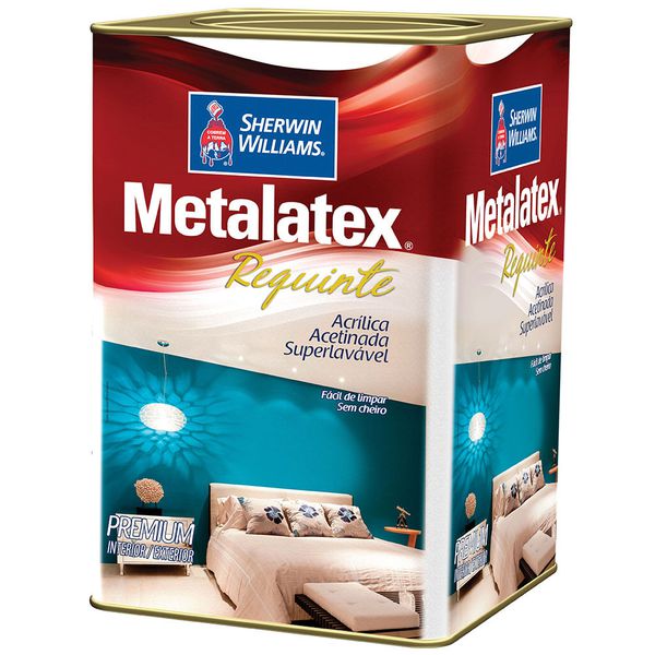 TINTA ACRÍLICA REQUINTE SUPER LAVÁVEL BRANCO NEVE METALATEX 18L