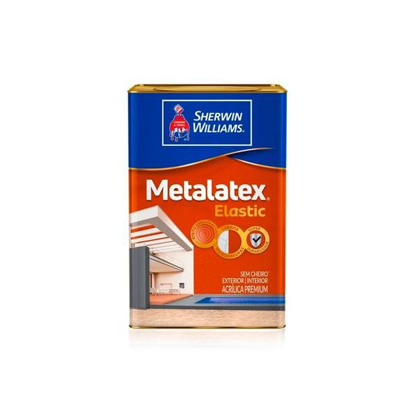 TINTA ACRÍLICA ELASTIC BRANCO NEVE METALATEX 18L SHERWIN WILLIAMS