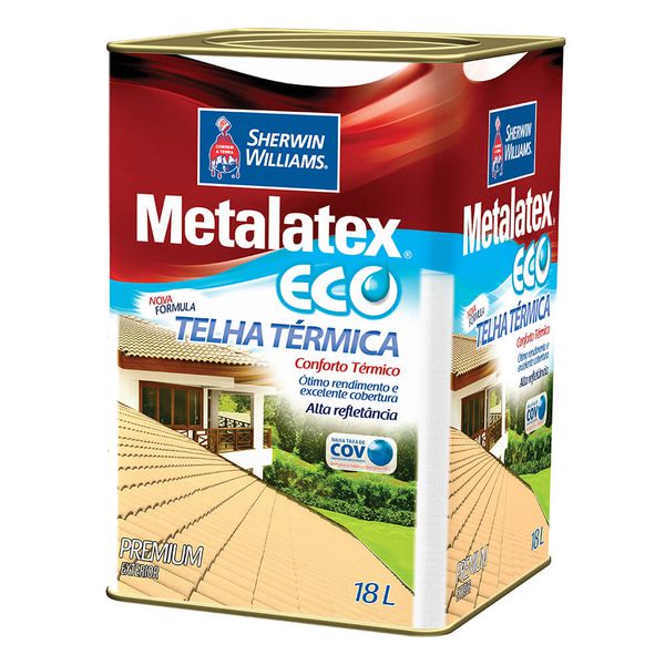 TELHA TÉRMICA ECO BRILHANTE CINZA METALATEX 18L