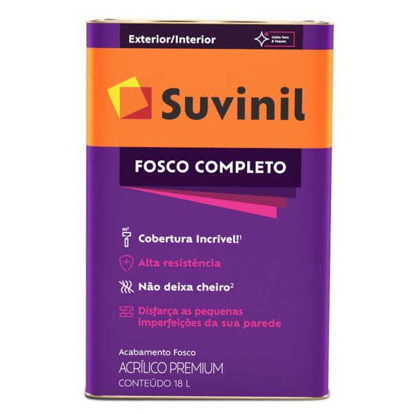 TINTA ACRÍLICA FOSCO COMPLETO SUVINIL 18L