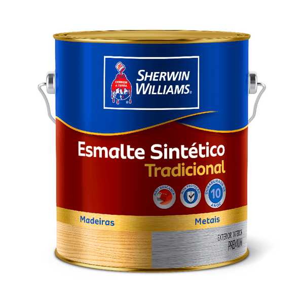 SHERWIN WILLIAMS ESMALTE SINTETICO PREMIUM BRANCO ALTO BRILHO 3,6 LT