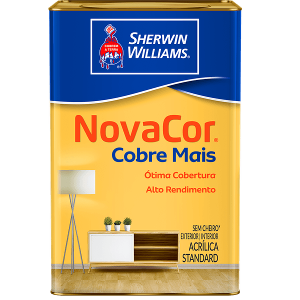 SHERWIN WILLIAMS NOVACOR COBRE MAIS ACRILICO STANDARD FOSCO 18LT
