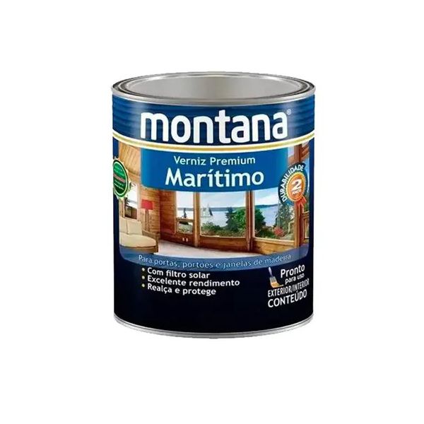MONTANA VERNIZ MARITIMO NATURAL BRILHO 0,9LT
