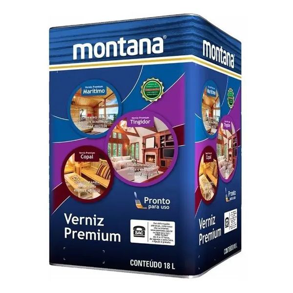 MONTANA VERNIZ MARITIMO NATURAL BRILHO 18LT