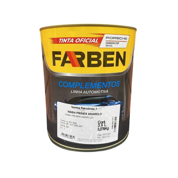 FARBEN WASH PRIMER AMARELO 3,6LT