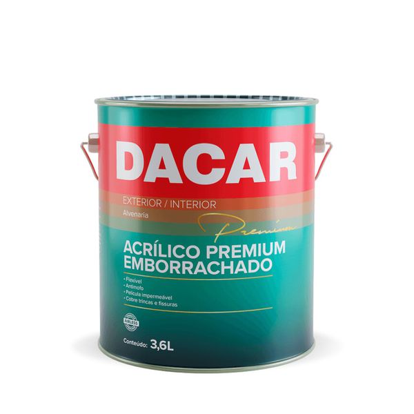DACAR EMBORRACHADO ACRILICO BRANCO FOSCO 3,6LT