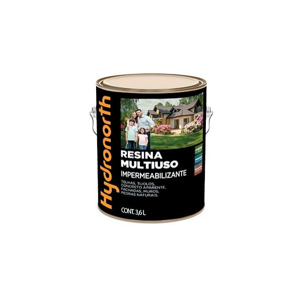 Resina Multiuso Acqua Hydronorth Incolor Fosca 3,6L