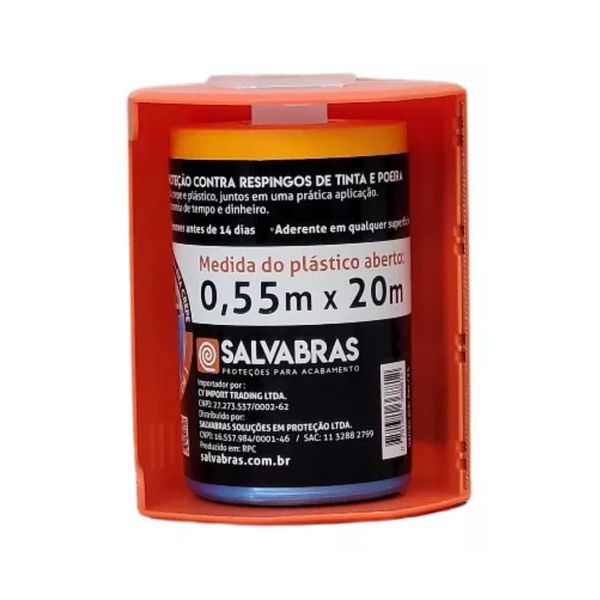 Salva Pintura 20m X 0,55cm Com Dispenser