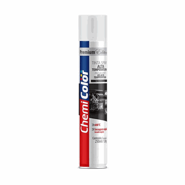 CHEMICOLOR SPRAY ALTA TEMP BRANCO FOSCO 250ML
