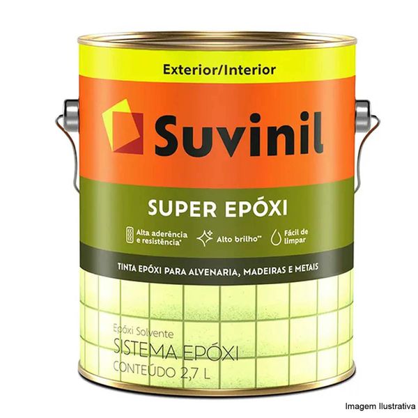 KIT SUVINIL EPOXI BRANCO COM CATALISADOR 2,7LT