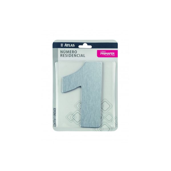 ATLAS NUMERO PARA CASA ADESIVO 1 ACM ESP PR3002/1