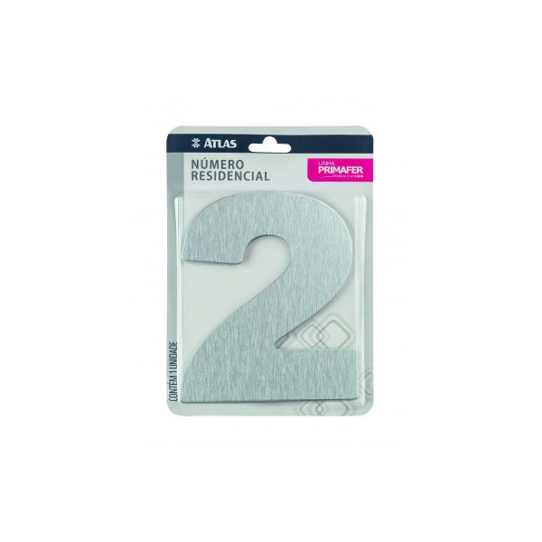 ATLAS NUMERO PARA CASA ADESIVO 2 ACM ESP PR3002/2