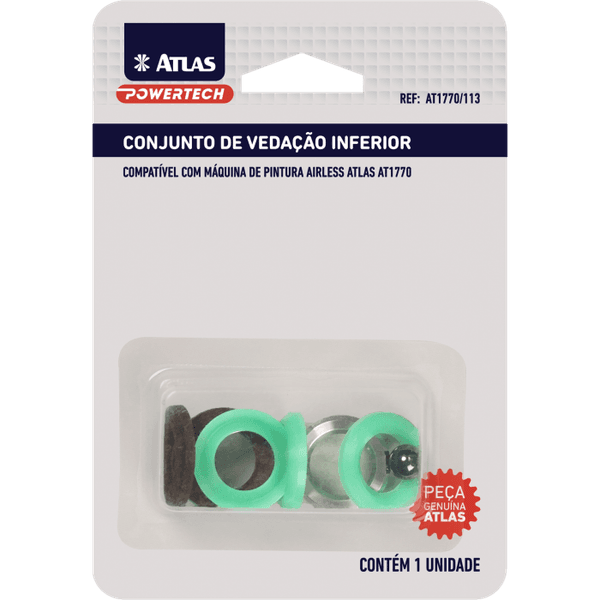 ATLAS CONJUNTO VEDACAO INFERIOR MAQUINA. AIRLESS