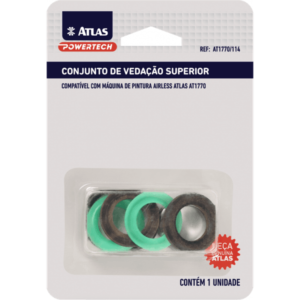 ATLAS CONJUNTO VEDACAO SUPERIOR MAQUINA AIRLESS