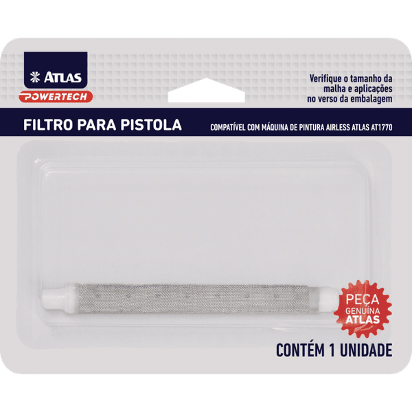 ATLAS FILTRO PARA PISTOLA AIRLESS MALHA 100 AT1770/164
