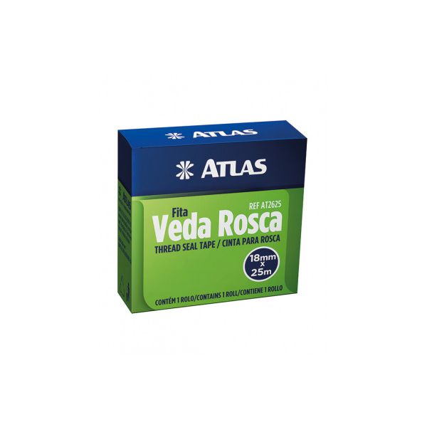 ATLAS FITA VEDA ROSCA 18MM X 25M AT2625