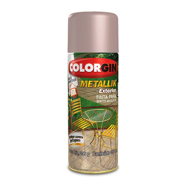 COLORGIN METALLIK EXTERIOR PRATA