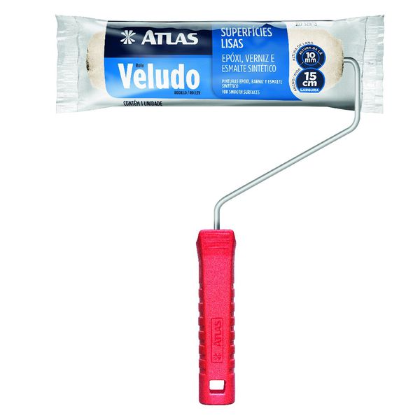 ATLAS ROLO VELUDO 15CM