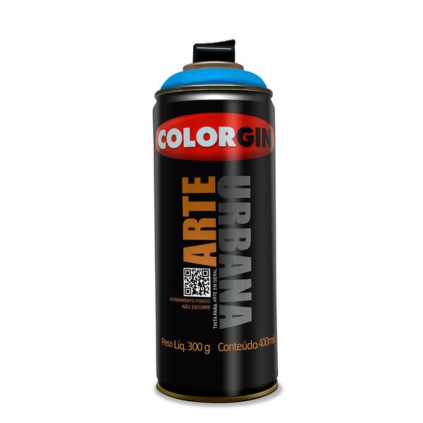 Tinta Spray Colorgin Arte Urbana Azul Miro