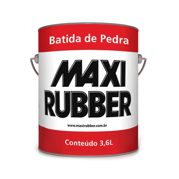 MAXI RUBBER BATIDA DE PEDRA PRETO 3,6L