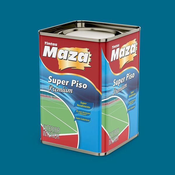Tinta Maza Super Piso Premium Azul 18l