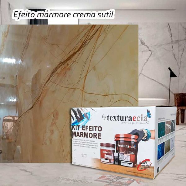 T&C KIT MARMORE COR CREMA SUTIL 