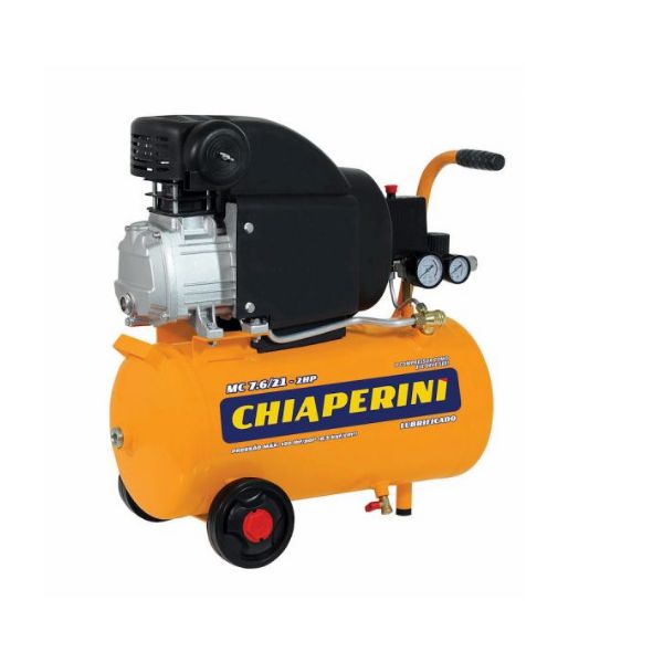 CHIAPERINI COMPRESSOR DE AR 7.6 21L 2HP 220V.