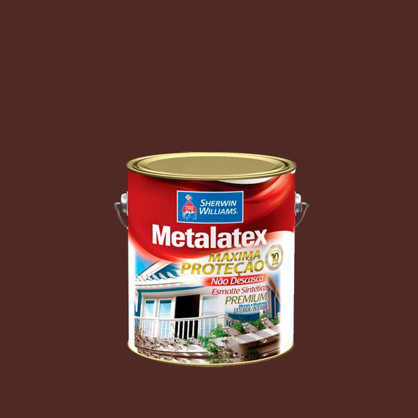 METALATEX ESMALTE ACETINADO MARROM BARROCO 3,6L