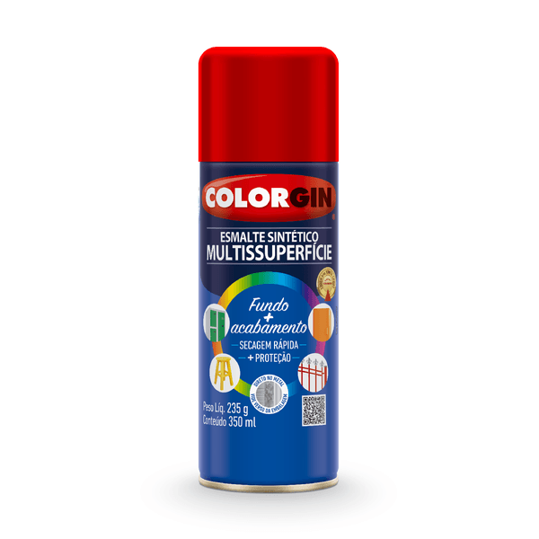 COLORGIN ESMALTE MULTISUPERFICIES VERMELHO