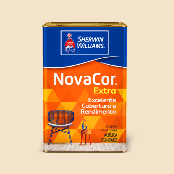 Tinta Acrilica Fosca Novacor Extra PÉrola 18l- Sherwin Williams