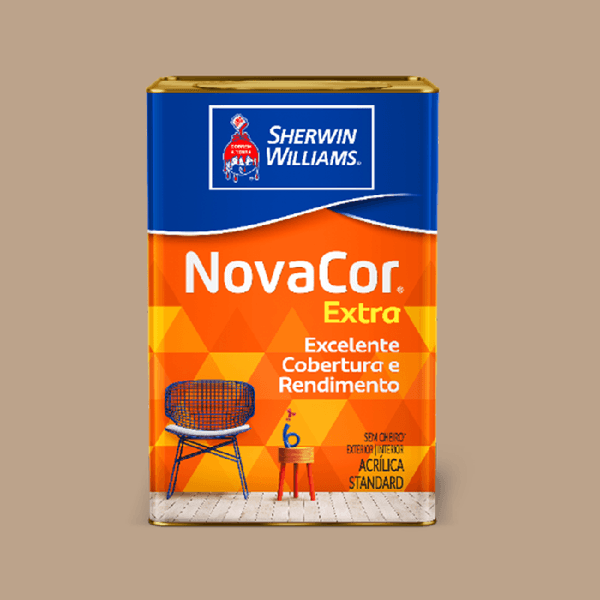 Tinta Acrilica Fosca Novacor Extra CamurÇa 18l- Sherwin Williams