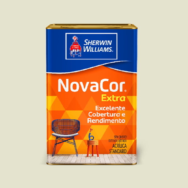 Tinta Acrilica Fosca Novacor Extra Erva Doce 18l- Sherwin Williams
