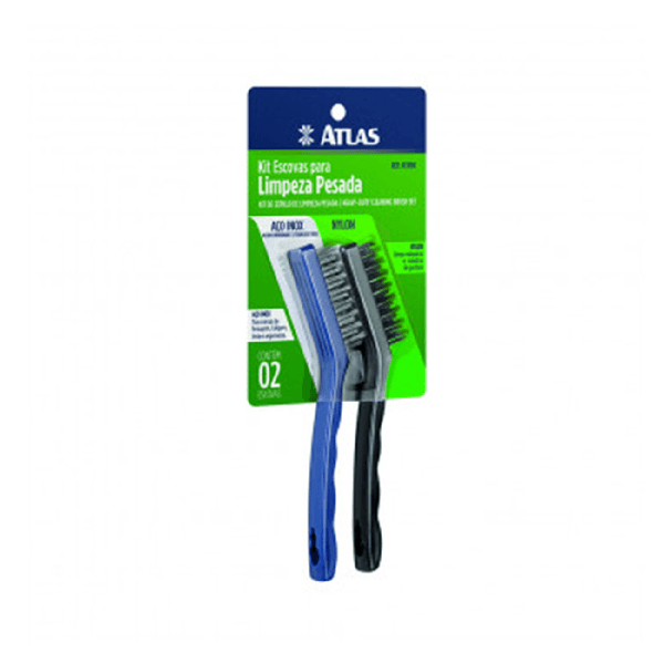 ATLAS CONJUNTO ESCOVA PARA LIMPEZA PESADA
