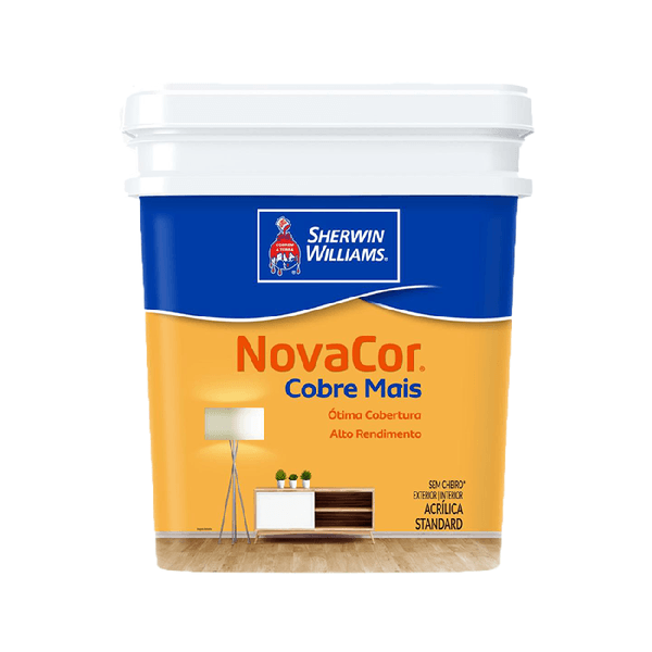 Tinta AcrÍlica Novacor Cobre Mais Branco 15l Balde