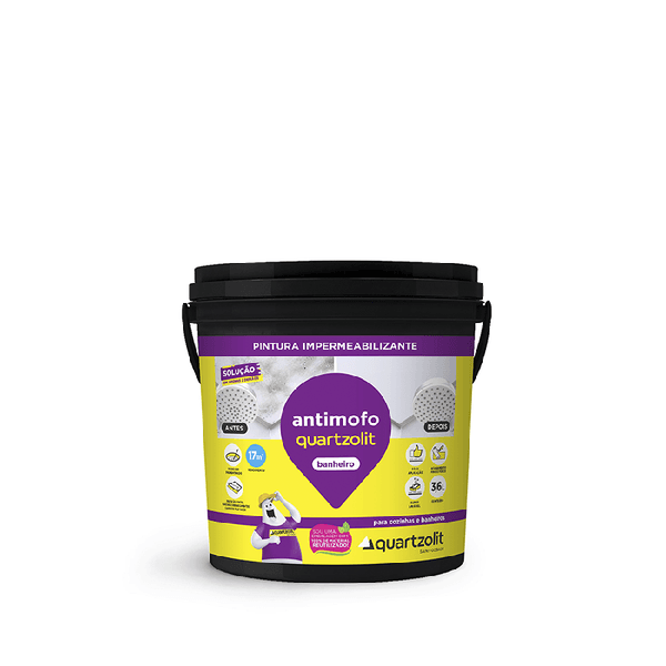 Impermeabilizante Quartzolit Antimofo Banheiro 3,6l
