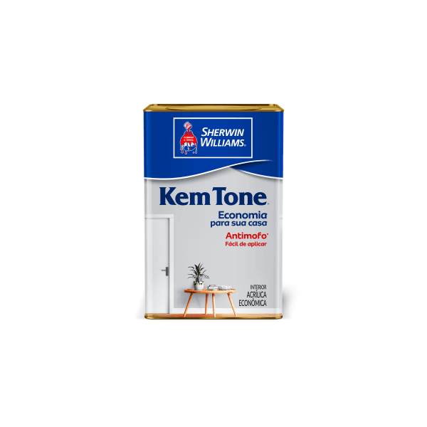 Tinta AcrÍlica EconÔmica Kem Tone Acrilico Branco 18l- Sherwin Williams