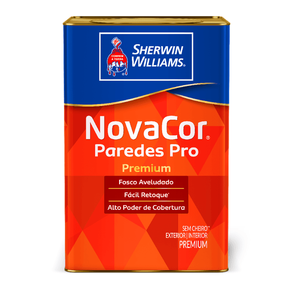 Tinta Acrilica Novacor Paredes Pro Fosco Branco 18l