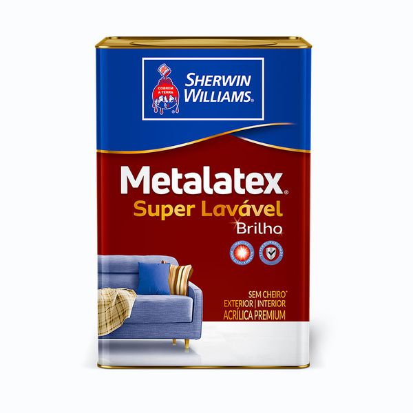 Tinta AcrÍlica Metalatex Super Lavavel Semi Brilho Branco 18l- Sherwin Williams