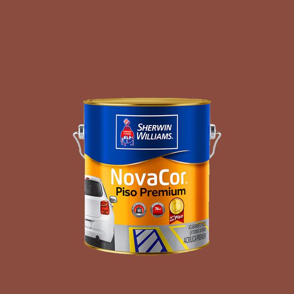 Tinta Acrilica Novacor Piso Vermeho 3,6l- Sherwin Williams