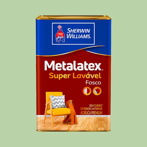 Tinta AcrÍlica Metalatex Fosco Super LavÁvel Verde Eco 18l Sherwin Williams