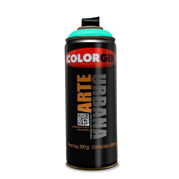 Tinta Spray Colorgin Arte Urbana Verde Maresia