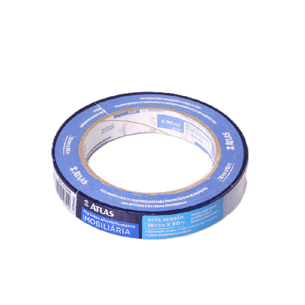 ATLAS FITA CREPE AZUL IMOB. ANTI-UV 18X50