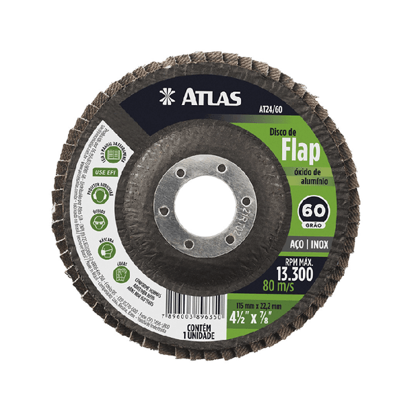 ATLAS DISCO FLAP 115MM 60 O.A.