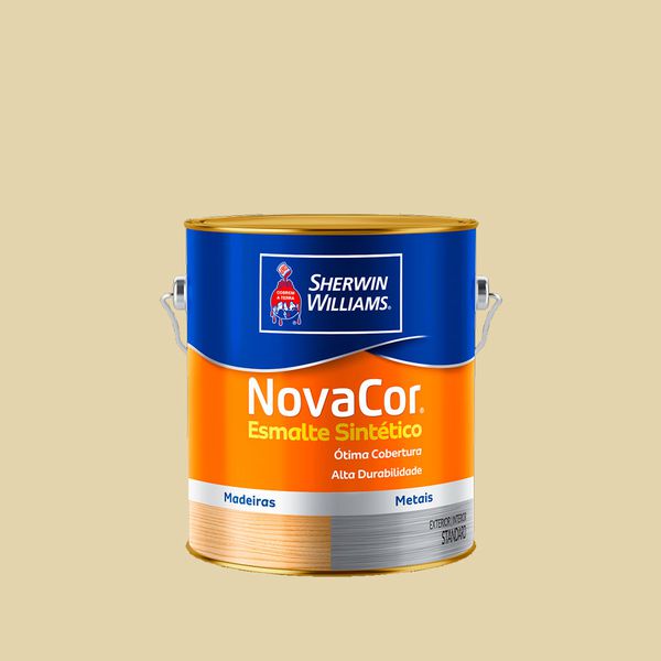Tinta Esmalte SintÉtico Novacor Brulhante Marfim 3,6l- Sherwin Williams
