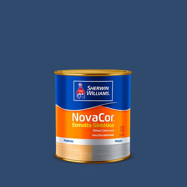 Tinta Esmalte SintÉtico Novacor Brilhante Azul Del Rey 0,9l- Sherwin Williams
