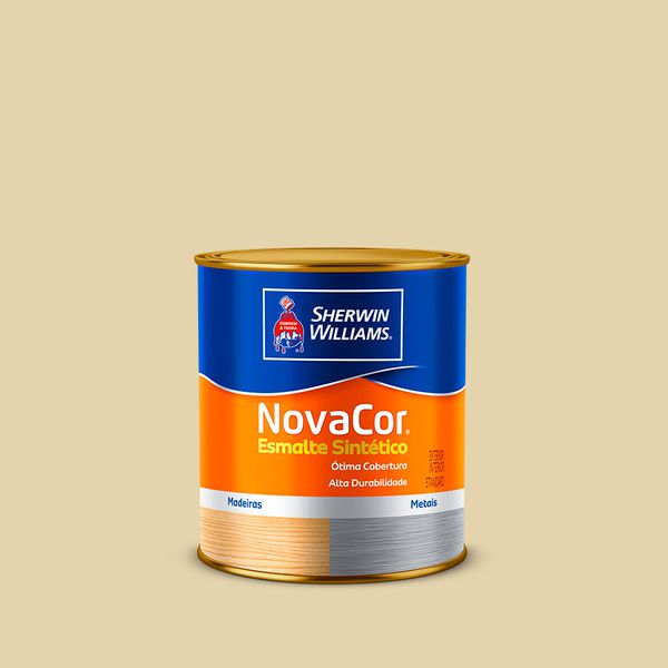Tinta Esmalte SintÉtico Novacor Brilhante Marfim 0,9l- Sherwin Williams