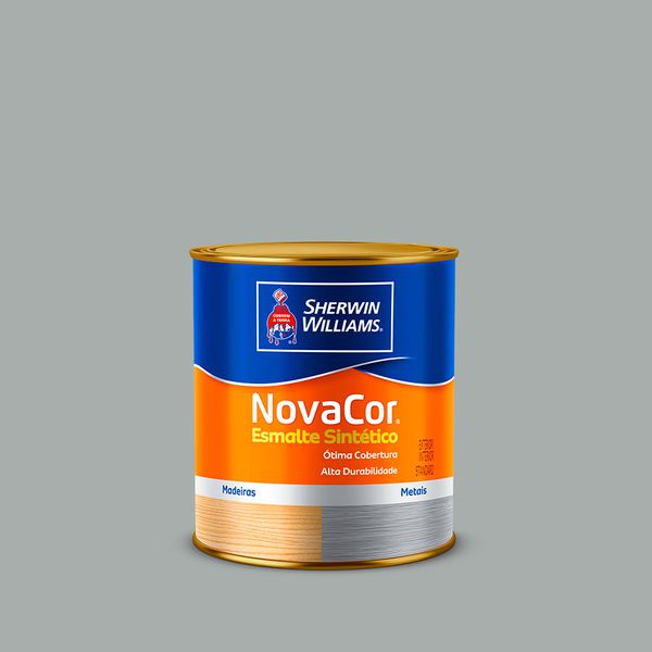 Tinta Esmalte SintÉtico Novacor Brilhante Platina 0,9l- Sherwin Williams