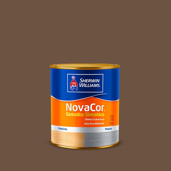 Tinta Esmalte SintÉtico Novacor Brilhante Tabaco 0,9l- Sherwin Williams