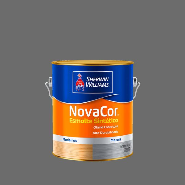 Tinta Esmalte SintÉtico Novacor Grafite Claro 3,6l- Sherwin Williams